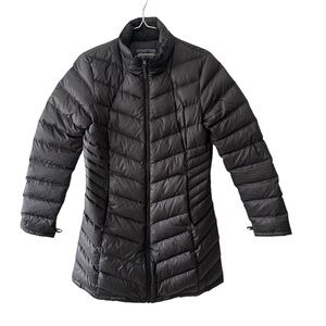 Patagonia Women's Black Down Quilted Puffer Parka Jacket Size Small Liner Only